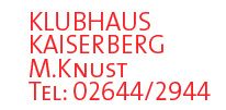 Sponsor Klubhaus Kaiserberg