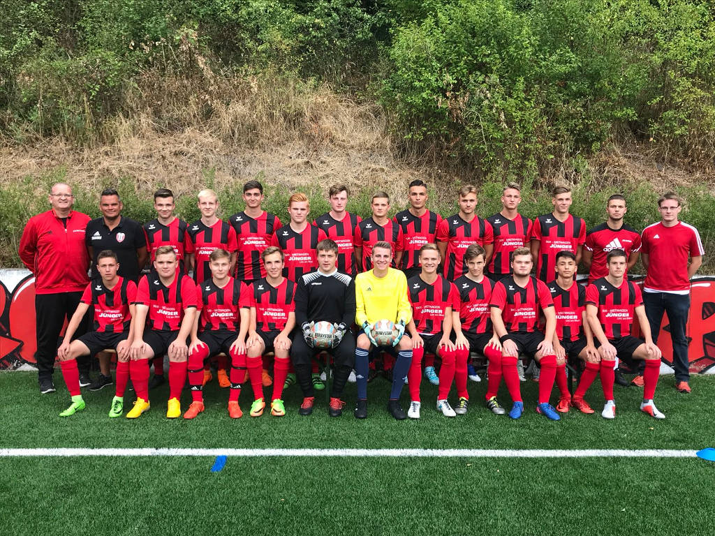 Mannschaftsfoto der A-Junioren der JSG Erpel/Linz/Rheinbrohl in der Saison 2018/2019