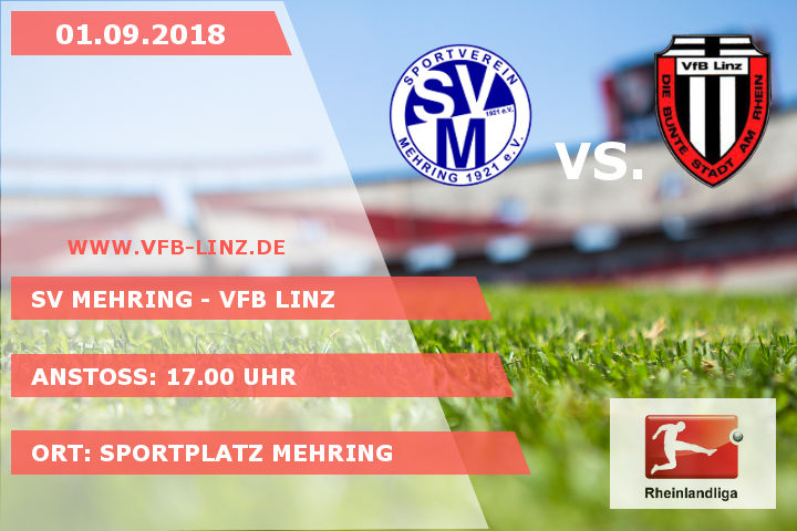 Spieltagplakat SV Mehring - VfB Linz