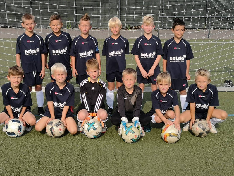 Mannschaftsfoto der F1-Junioren des VfB Linz - Saison 2018/2019