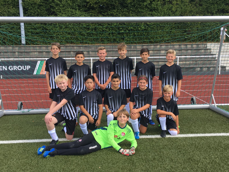 Mannschaftsfoto der D2-Junioren der JSG Rheinbrohl/Linz in der Saison 2018/2019