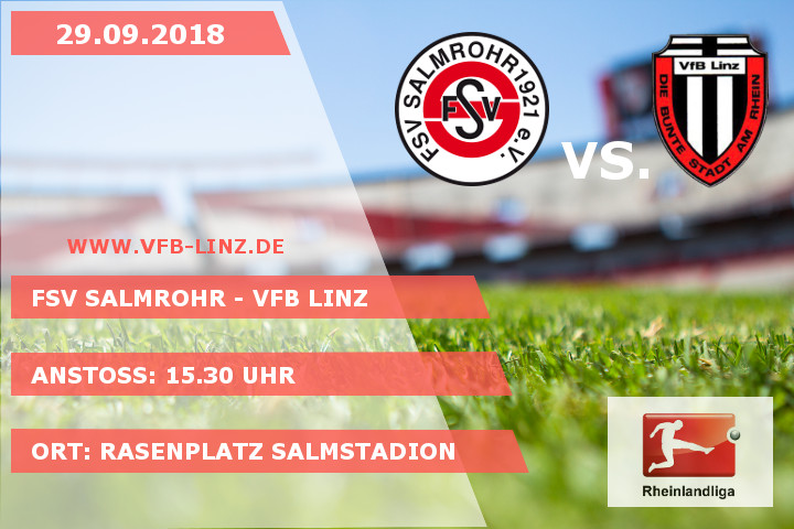 Spieltagplakat: FSV Salmrohr - VfB Linz