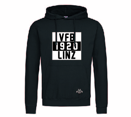 VfB Linz – 100 Jahre Fankollektion – Hoodie schwarz S420 VfB Linz - 100 Jahre Fankollektion - Hoodie schwarz S420
