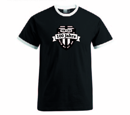 VfB Linz – 100 Jahre Fankollektion – T-Shirt schwarz E3070 VfB Linz - 100 Jahre Fankollektion - T-Shirt schwarz E3070