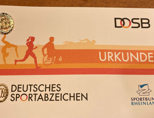 Sportabzeichen 2021 Überreichung auf dem Kaiserberg