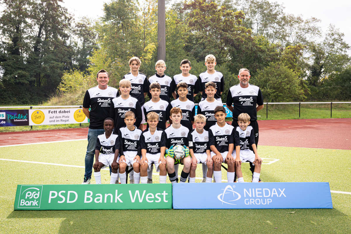 Mannschaftsfoto der D1-Junioren